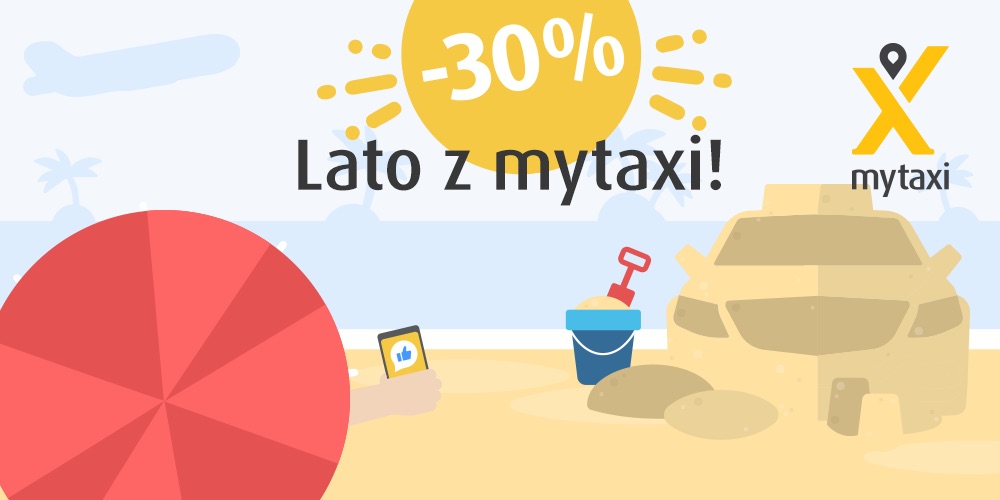 Лето в   MyTaxi   дешевле на 30 процентов